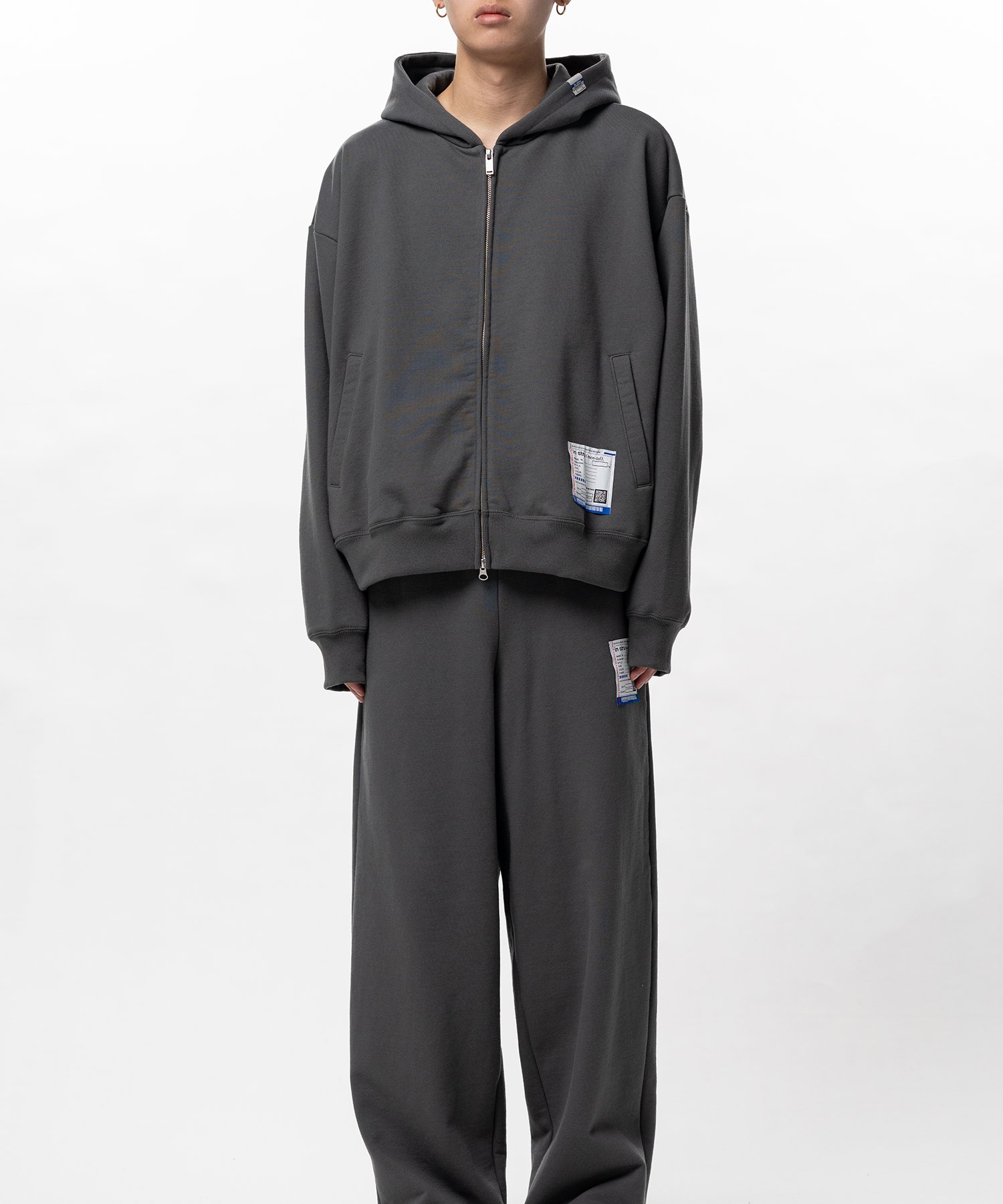 French Terry Zip-up Hoodie