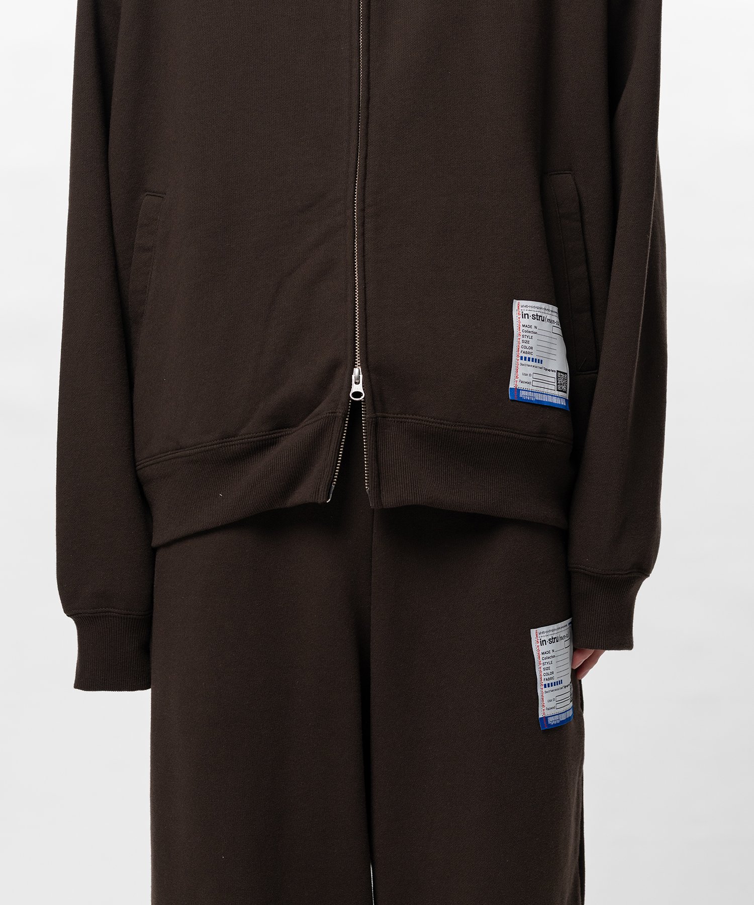 French Terry Zip-up Hoodie