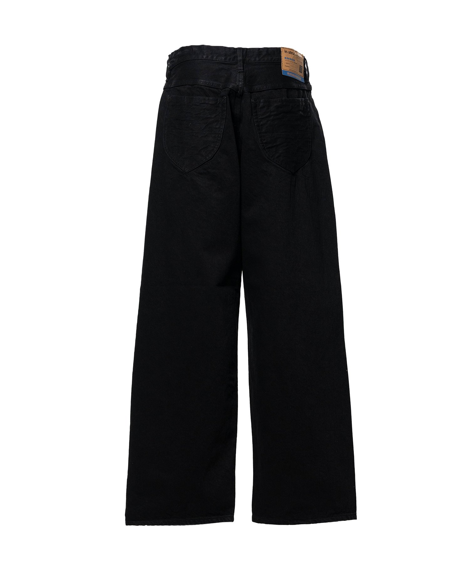 One Washed Selvage Denim Baggy Pants