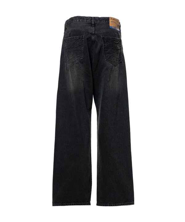 Hard Washed Selvage Denim Straight Pants