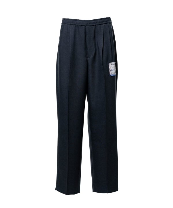 Sharkskin Wool Easy Pants