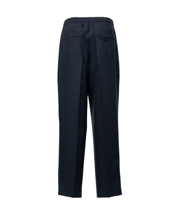 Sharkskin Wool Easy Pants