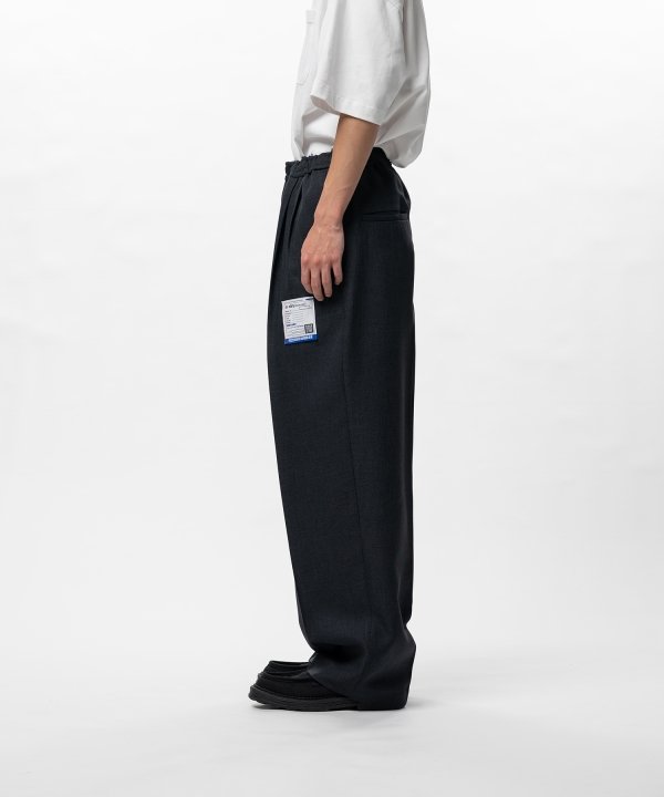 Sharkskin Wool Easy Pants