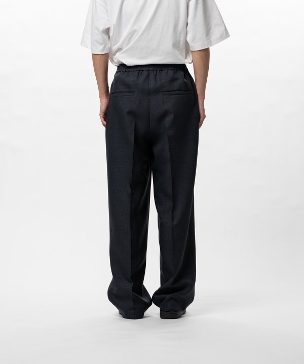 Sharkskin Wool Easy Pants