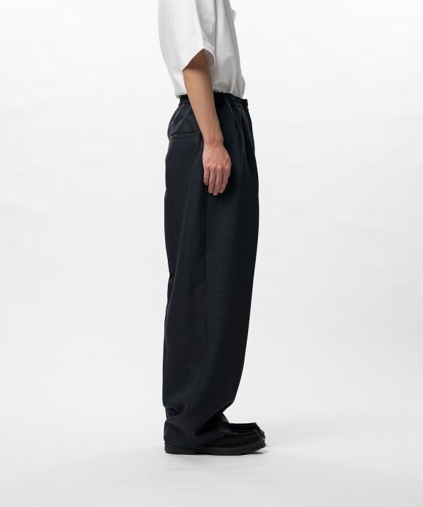 Sharkskin Wool Easy Pants