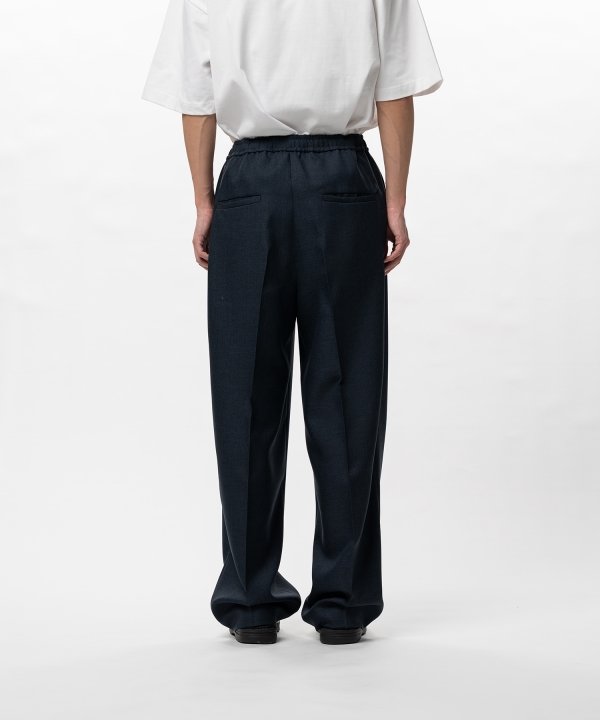 Sharkskin Wool Easy Pants