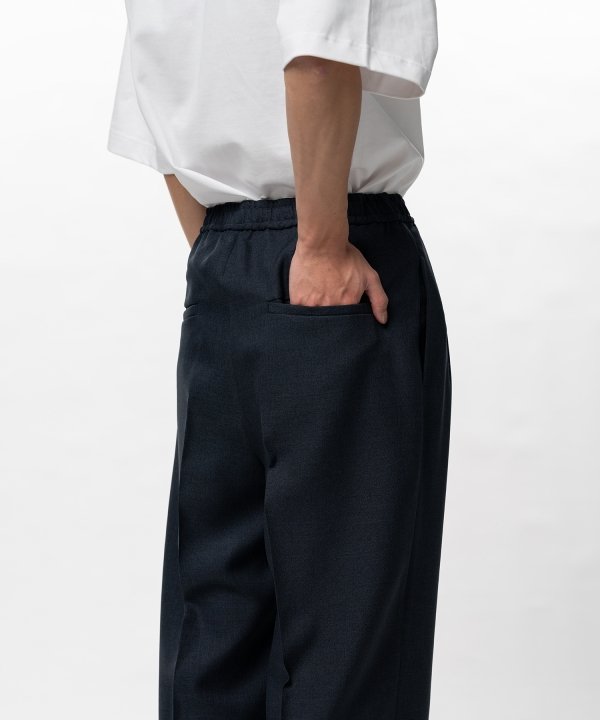 Sharkskin Wool Easy Pants