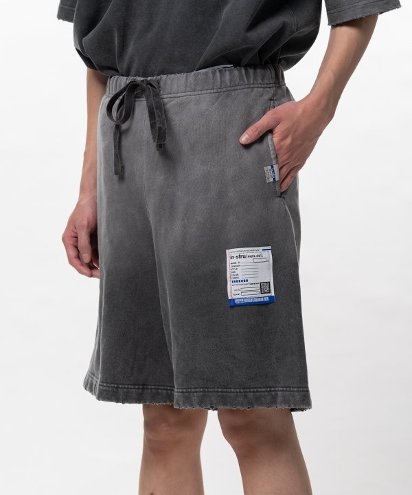 Sun Faded Like Distressed Sweat Shorts