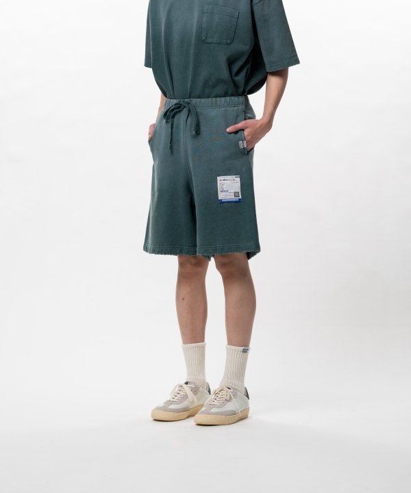 Sun Faded Like Distressed Sweat Shorts