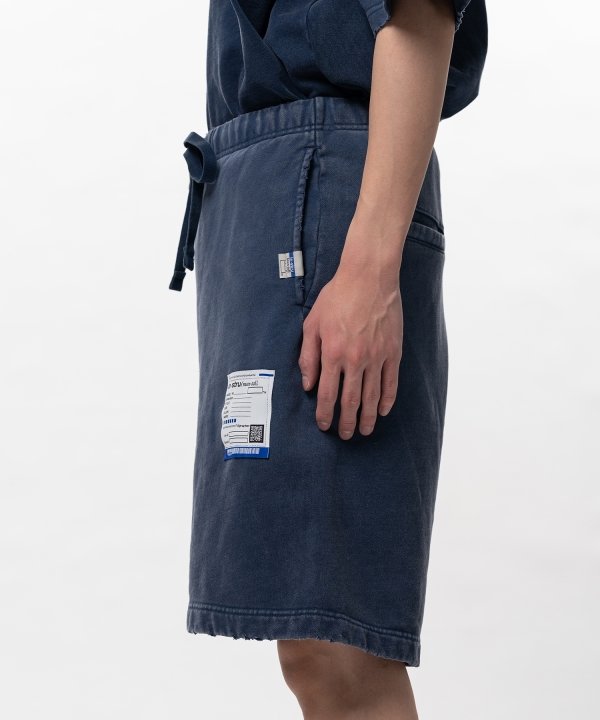 Sun Faded Like Distressed Sweat Shorts