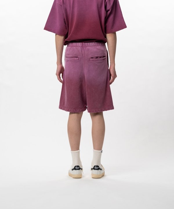 Sun Faded Like Distressed Sweat Shorts