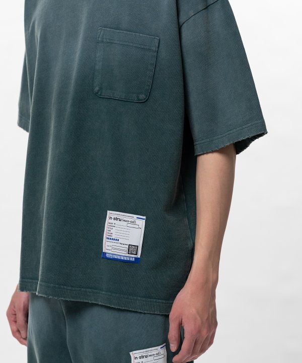 Sun Faded Like Distressed Pocket T-shirt