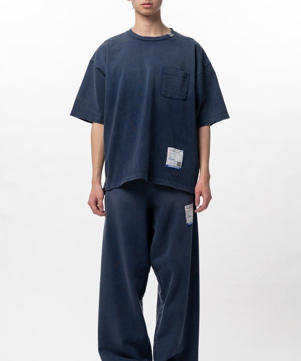 Sun Faded Like Distressed Pocket T-shirt