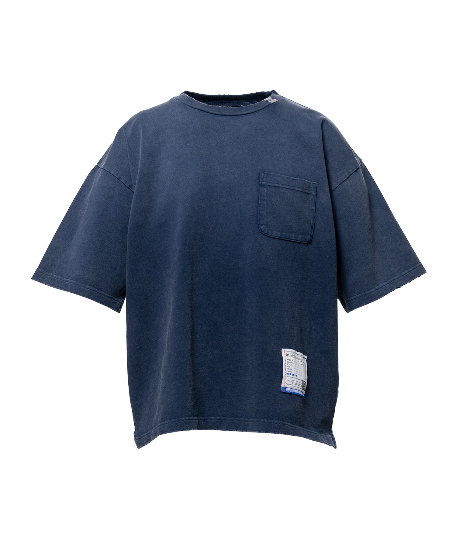 Sun Faded Like Distressed Pocket T-shirt
