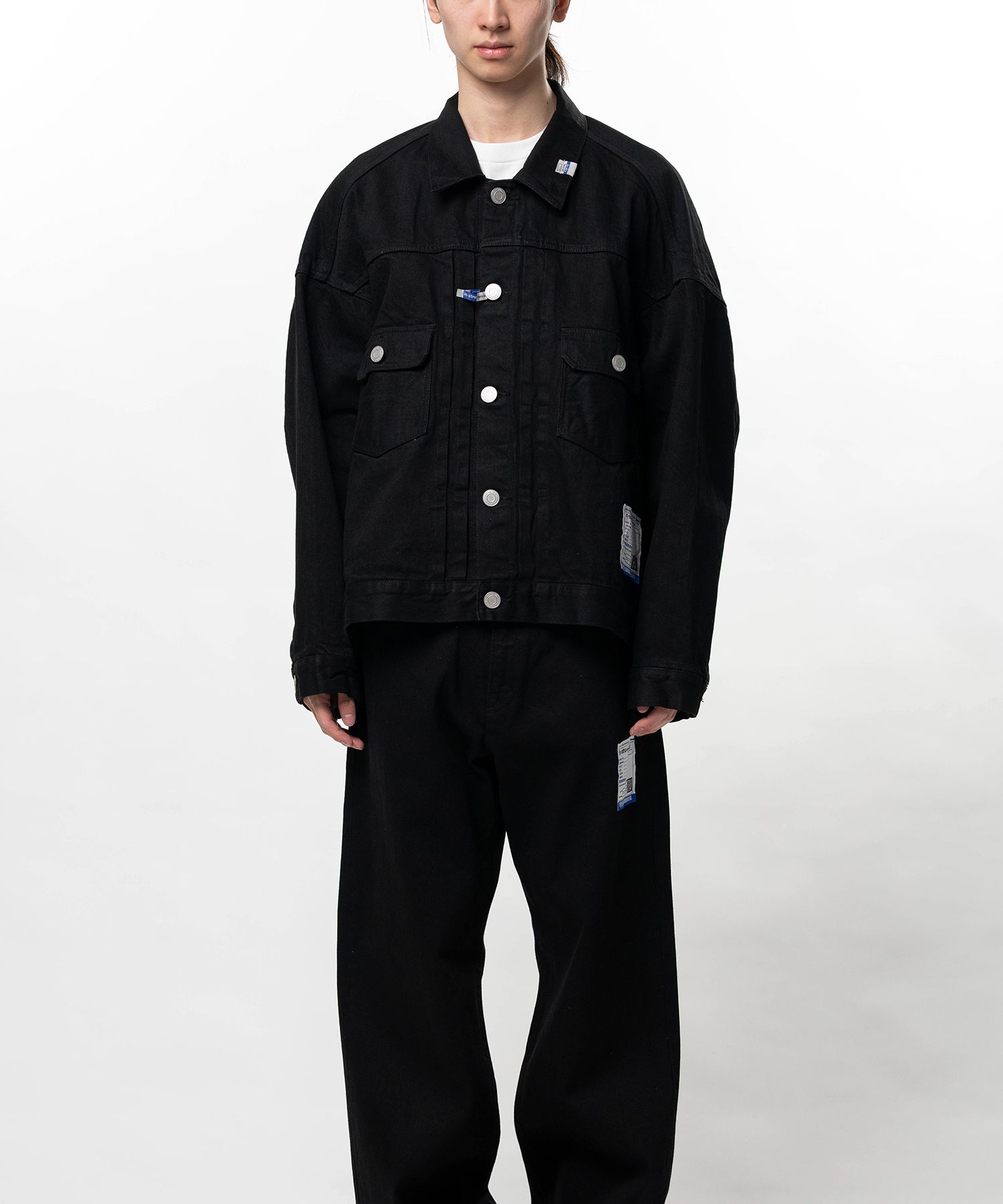 One Washed Selvage Denim Jacket