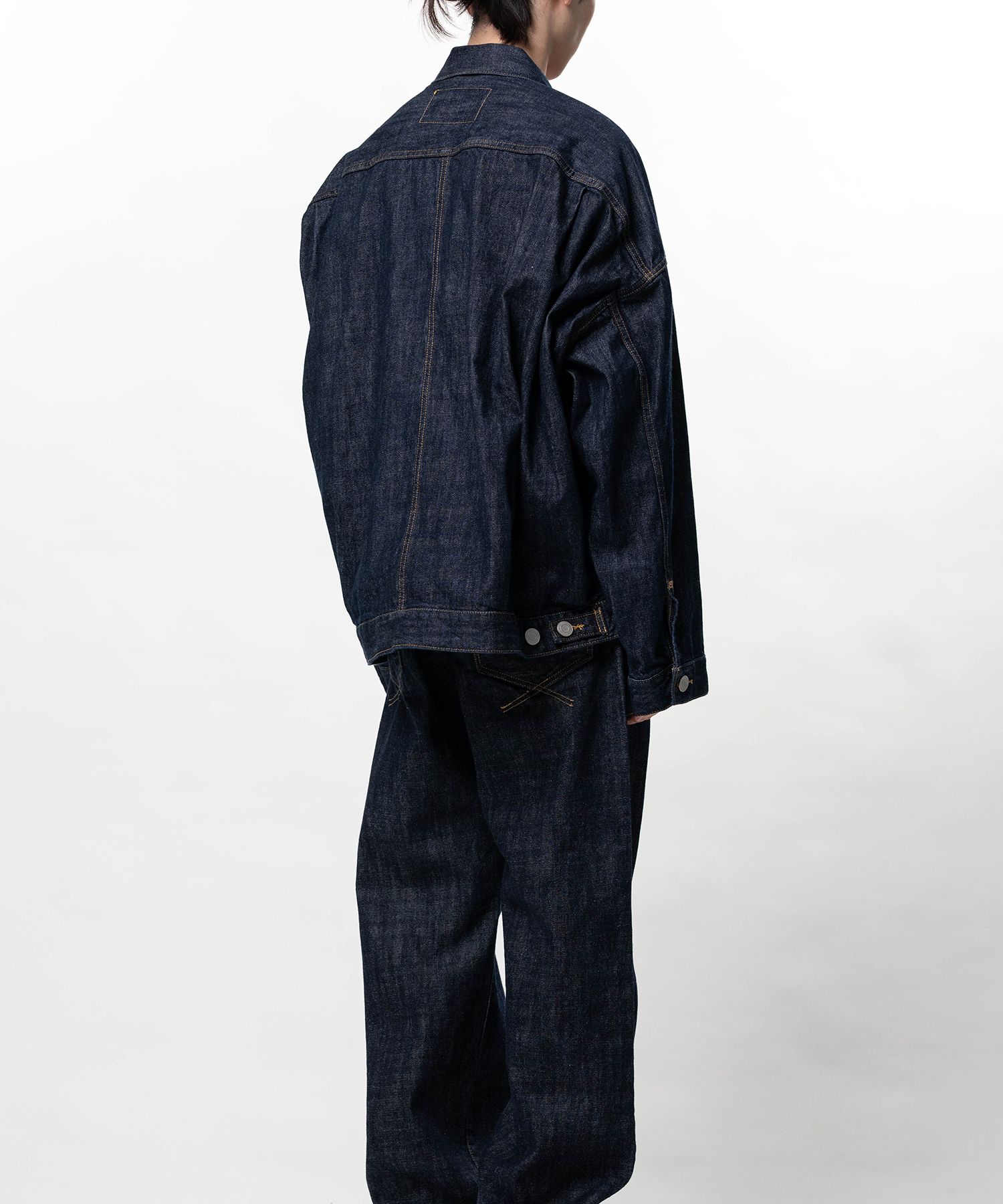 One Washed Selvage Denim Jacket
