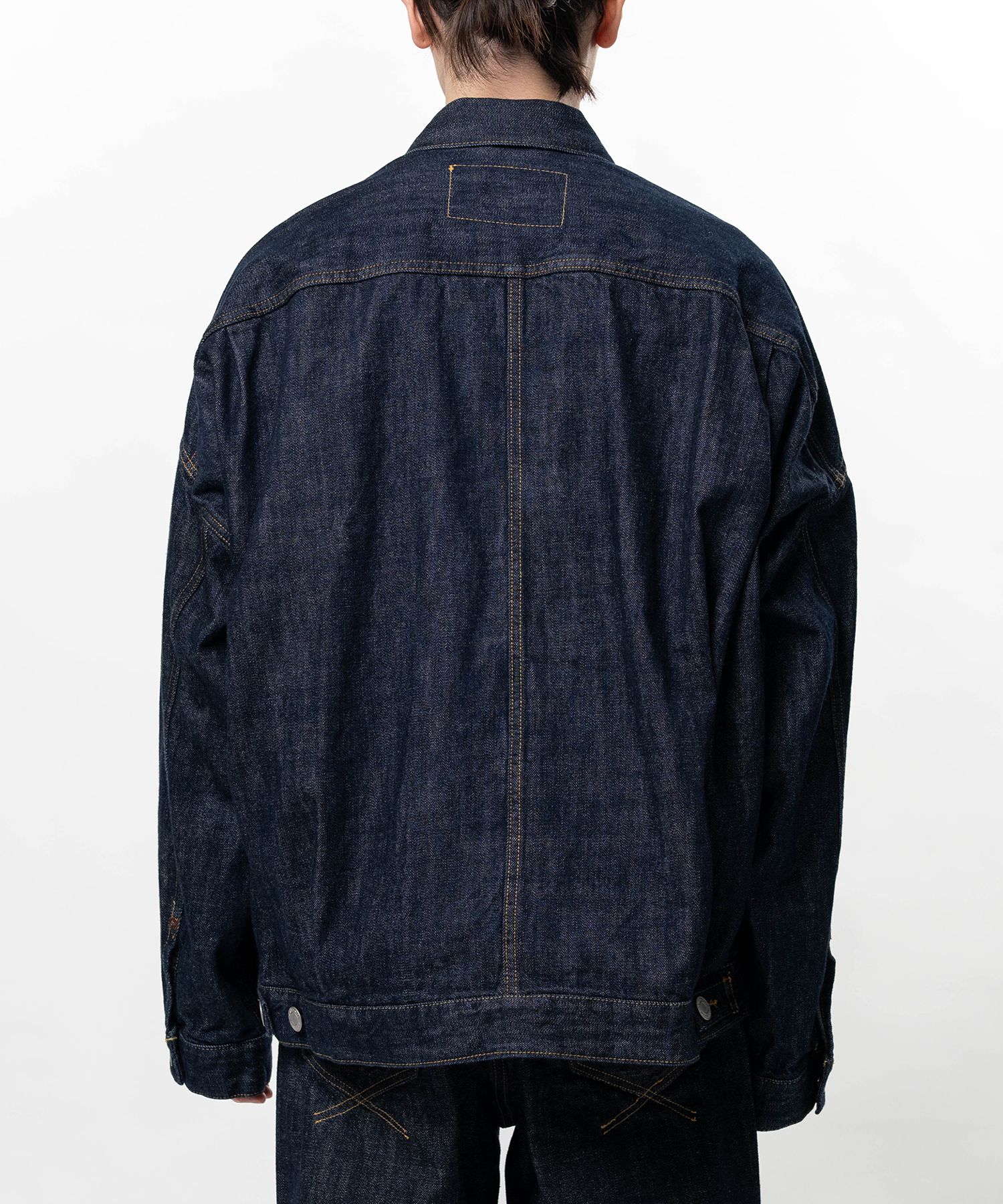 One Washed Selvage Denim Jacket