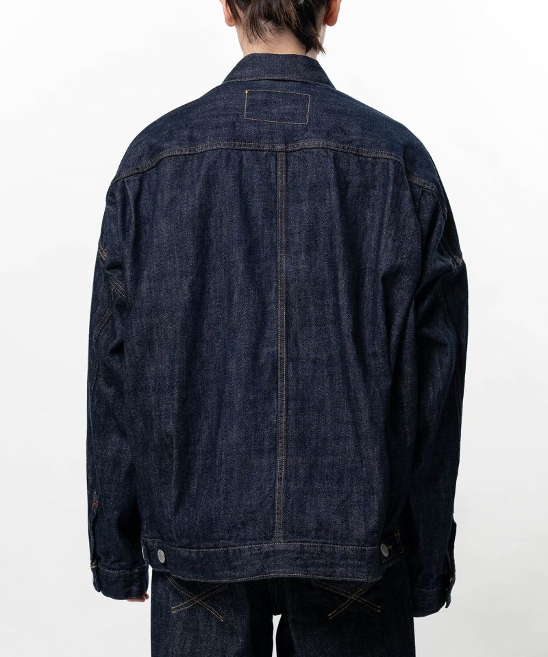 One Washed Selvage Denim Jacket