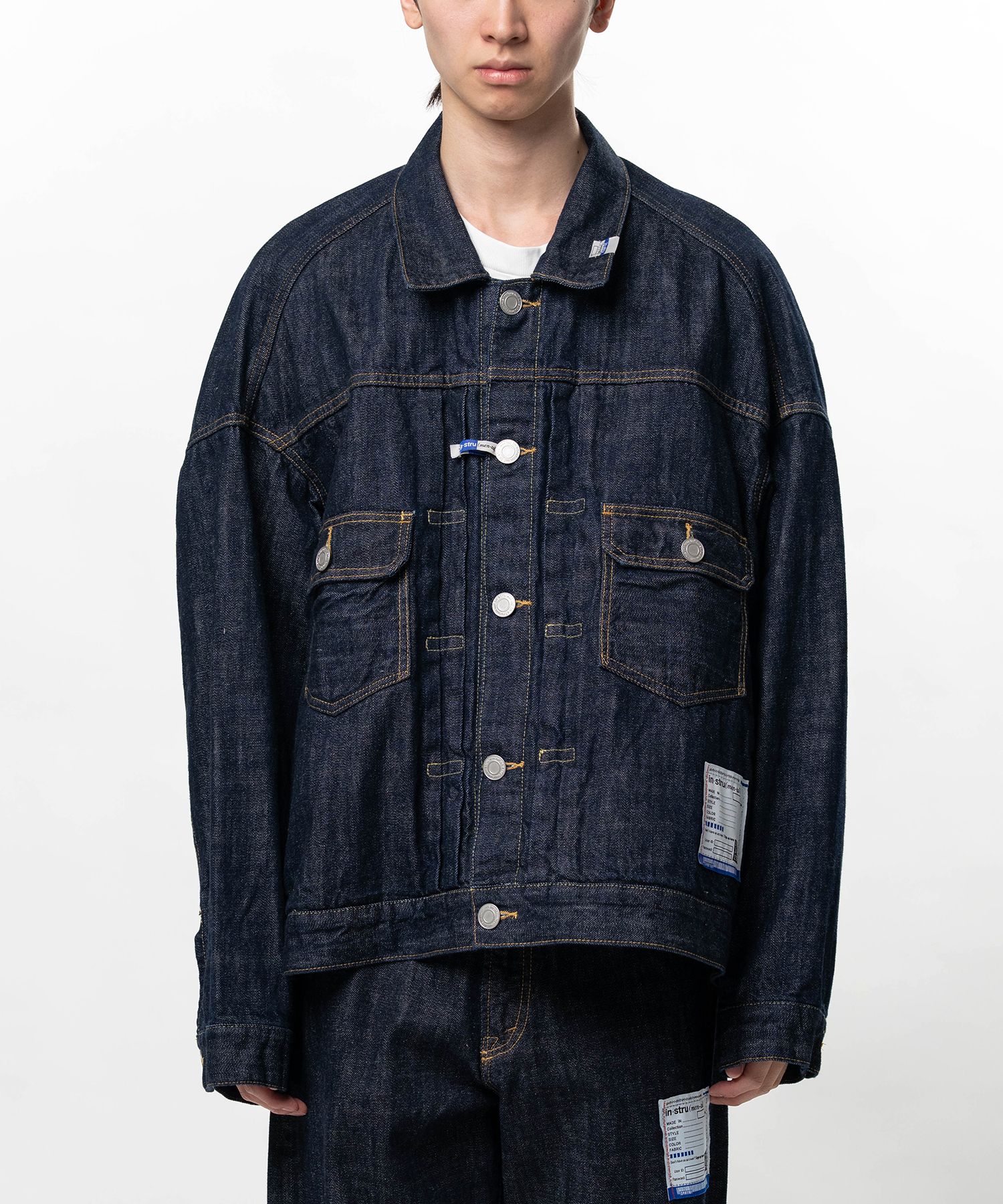 One Washed Selvage Denim Jacket