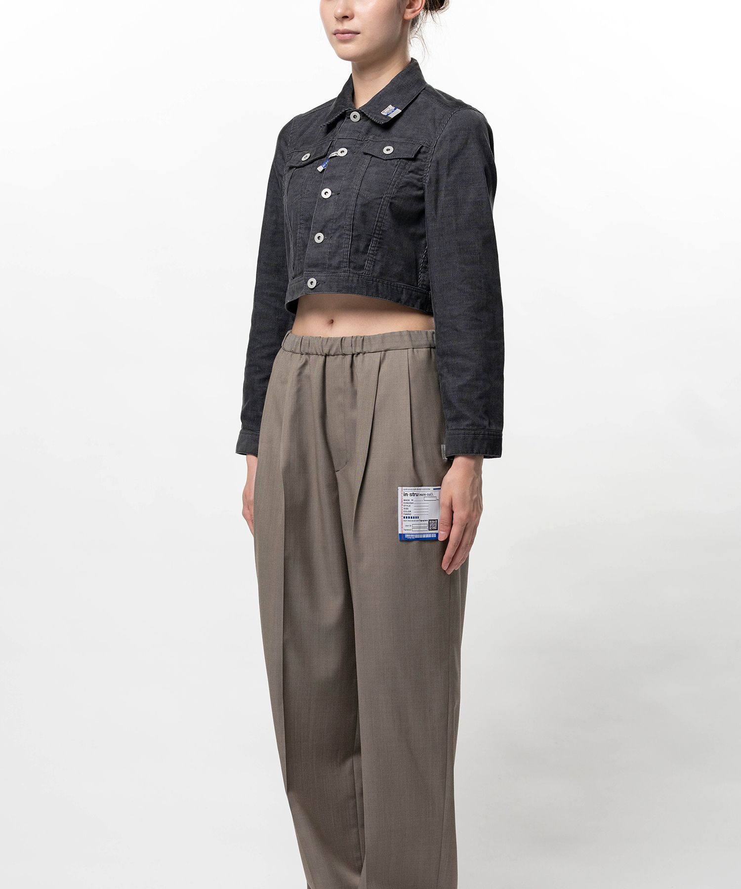 Corduroy Cropped Jacket