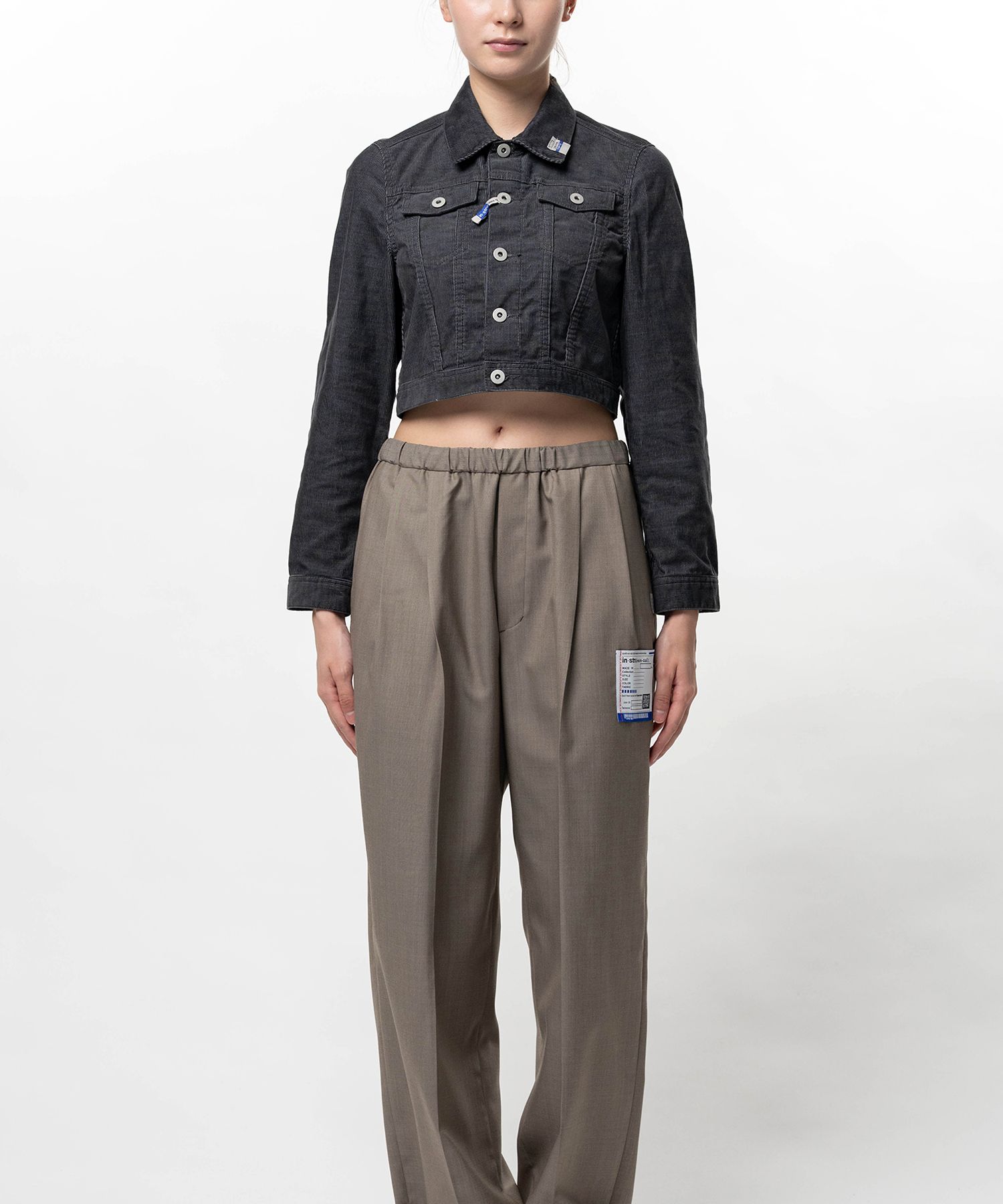 Corduroy Cropped Jacket