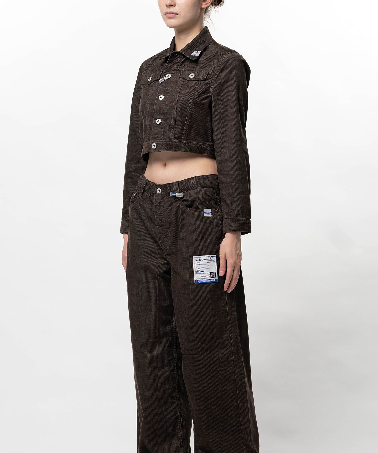 Corduroy Cropped Jacket