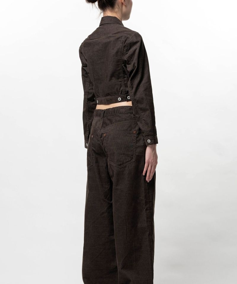 Corduroy Cropped Jacket