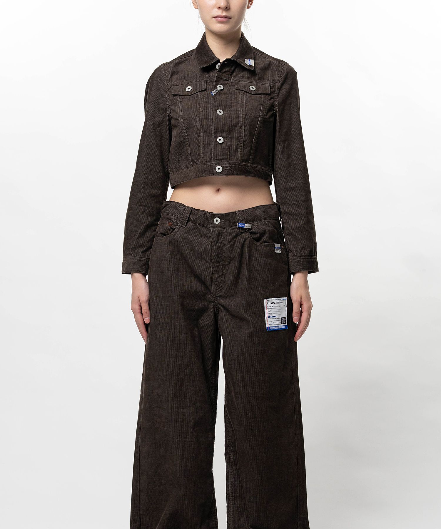 Corduroy Cropped Jacket