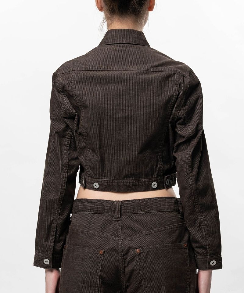 Corduroy Cropped Jacket