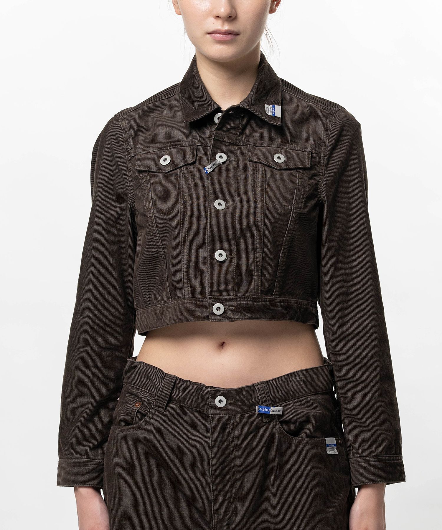 Corduroy Cropped Jacket