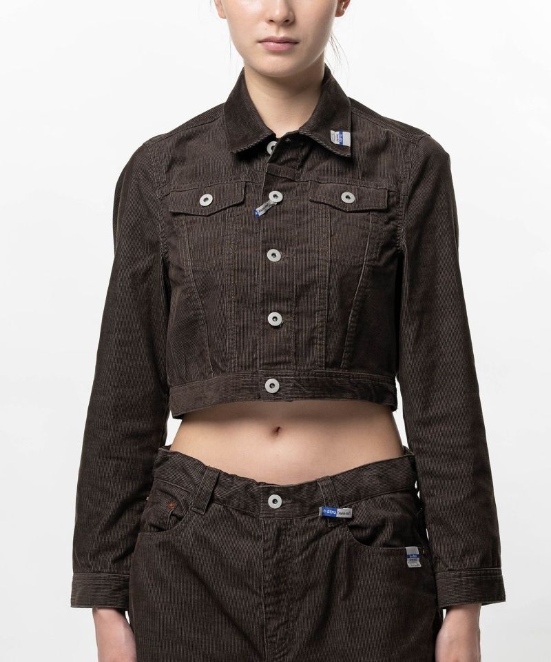 Corduroy Cropped Jacket