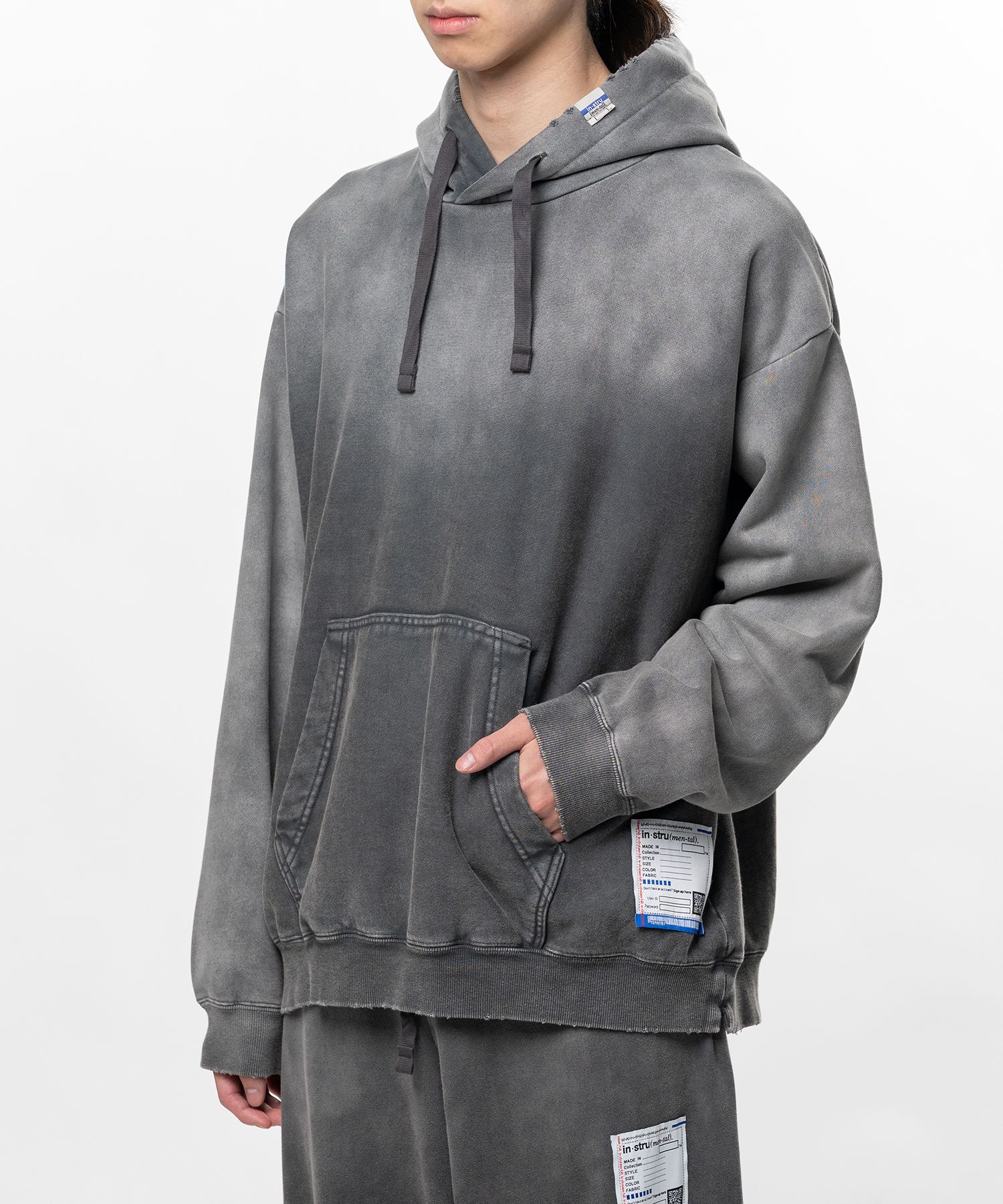 Sun Faded Like Distressed Hoodie