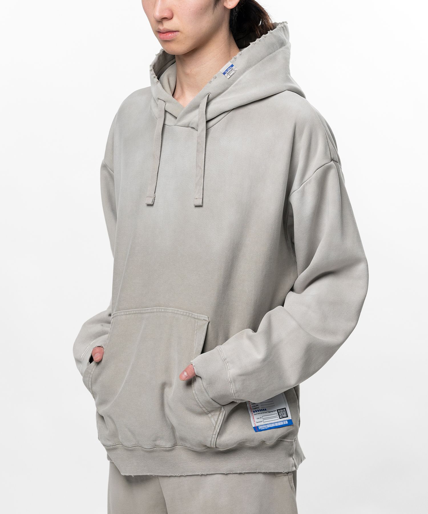 Sun Faded Like Distressed Hoodie