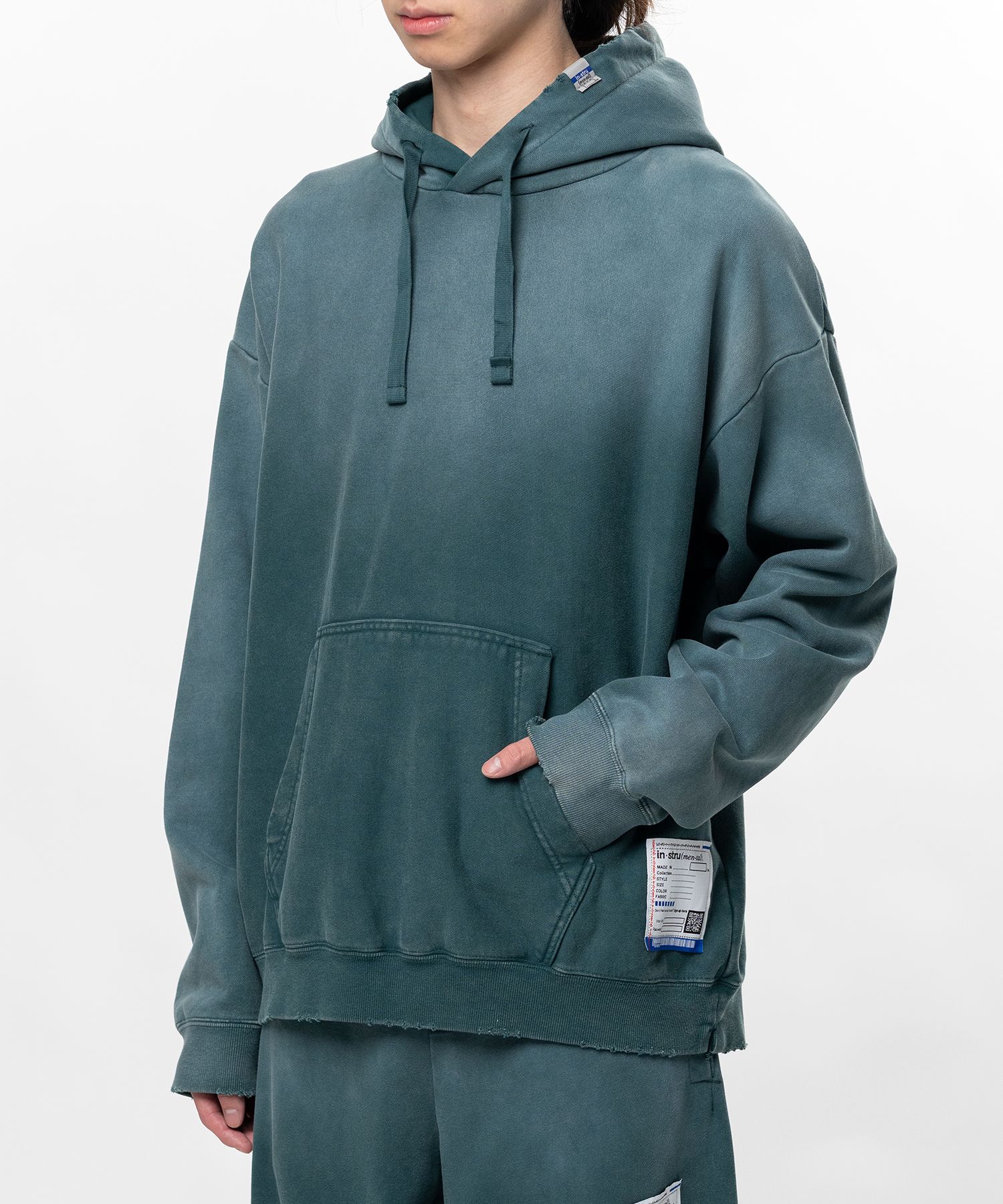 Sun Faded Like Distressed Hoodie