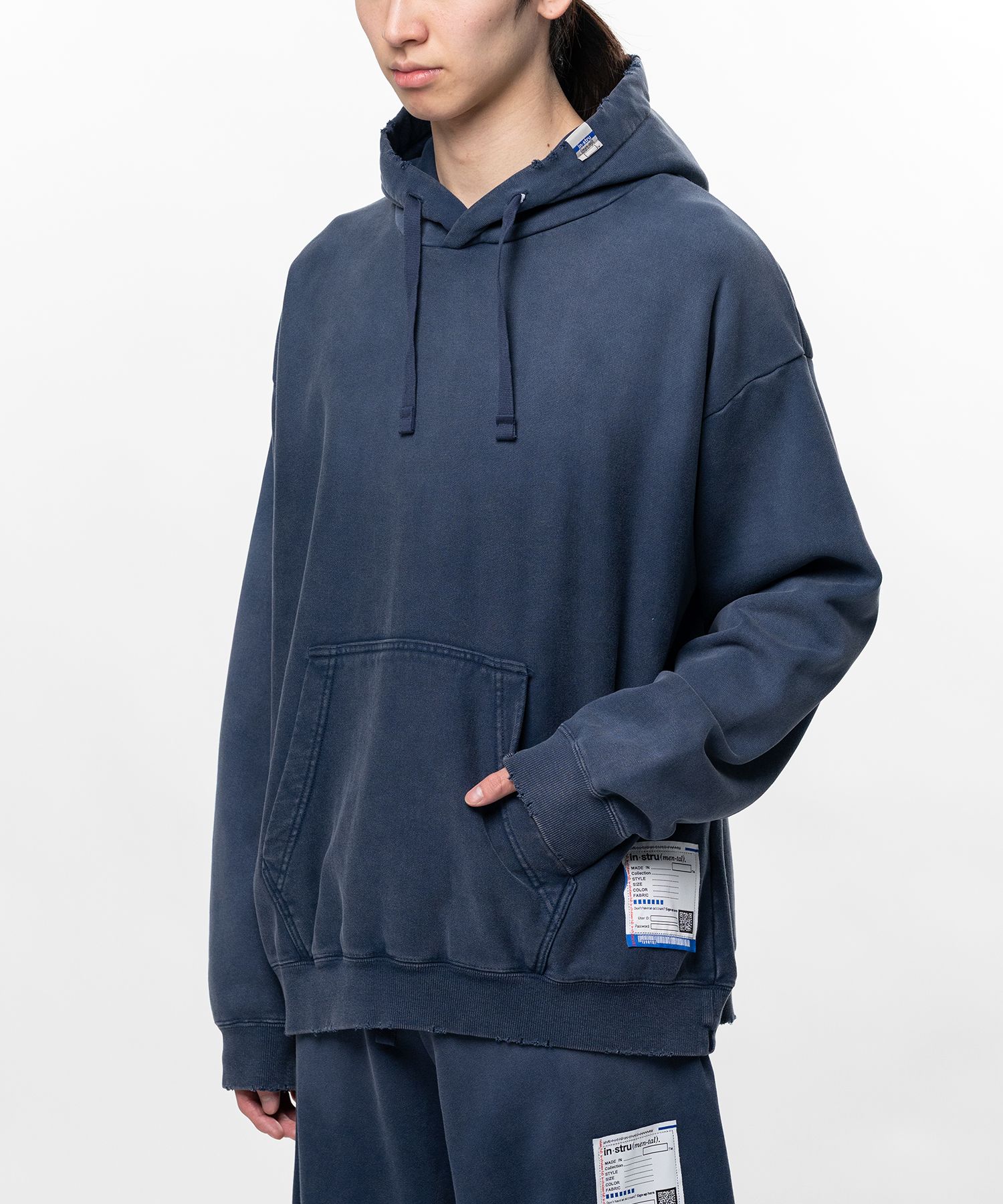 Sun Faded Like Distressed Hoodie