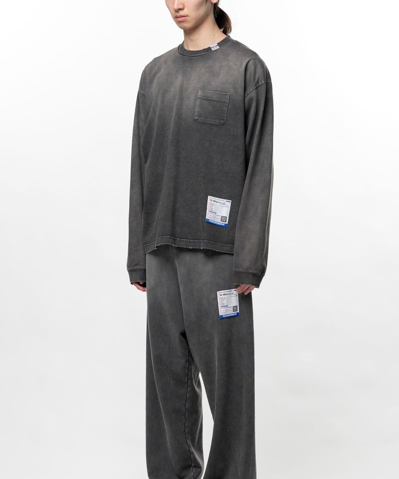 Sun Faded Like Distressed Long Sleeve T-Shirt
