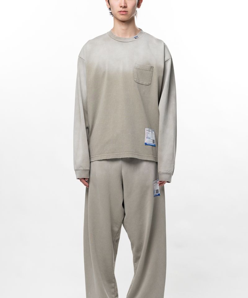 Sun Faded Like Distressed Long Sleeve T-Shirt