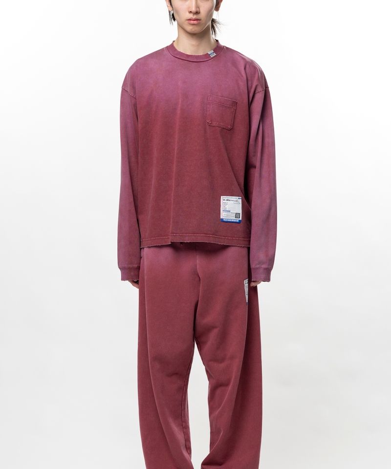 Sun Faded Like Distressed Long Sleeve T-Shirt