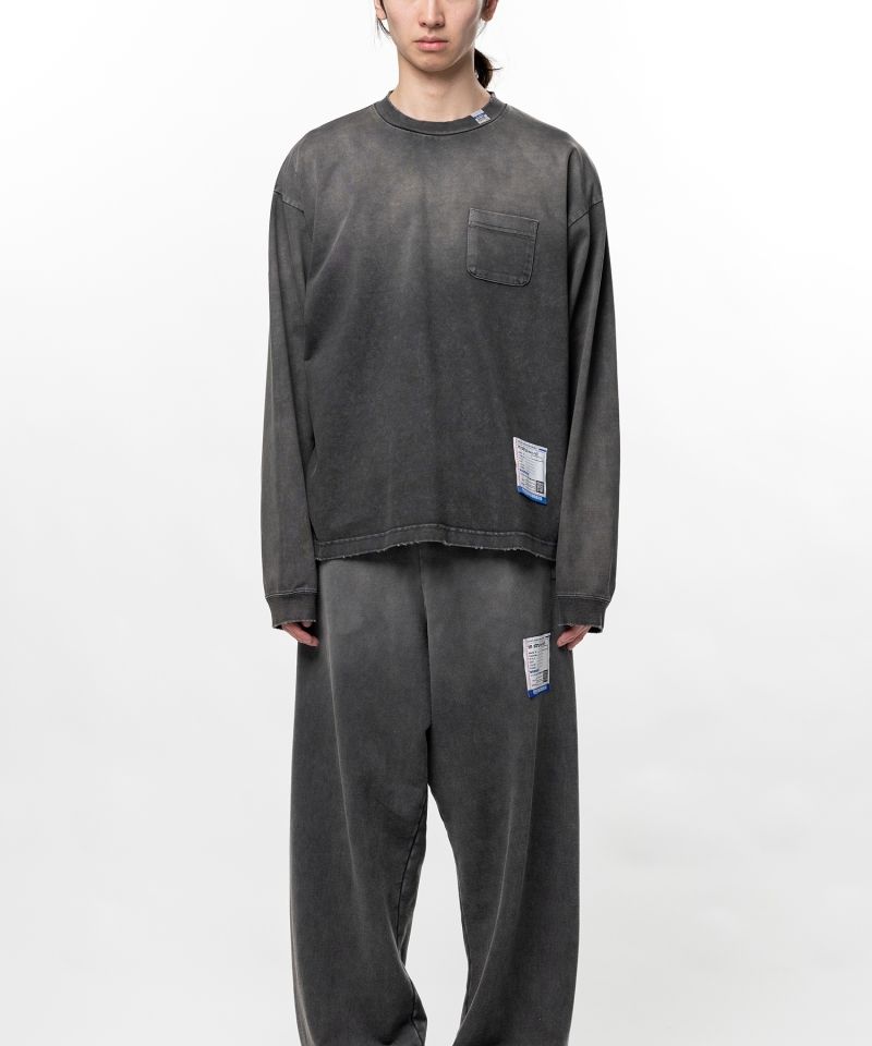 Sun Faded Like Distressed Long Sleeve T-Shirt