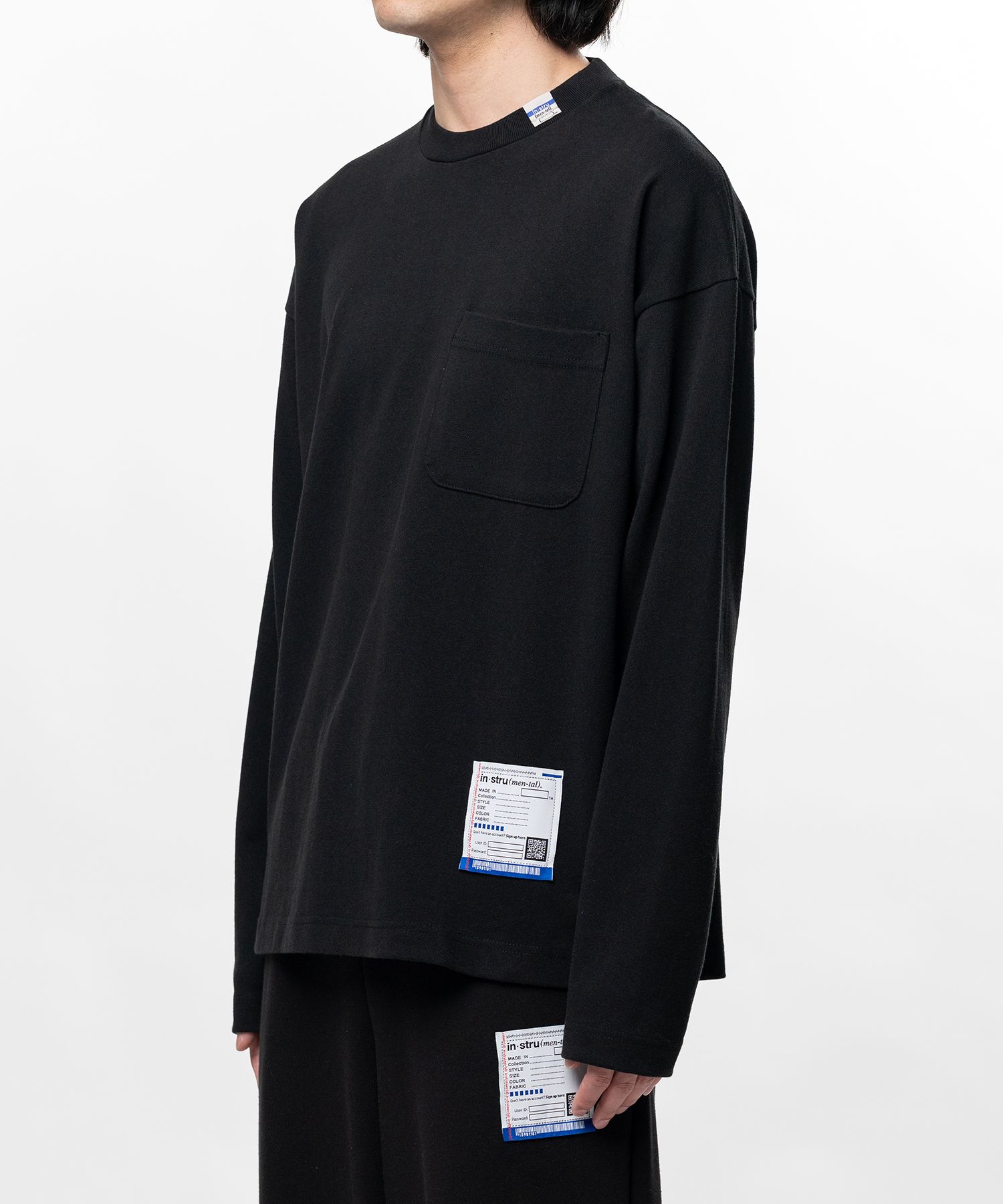 Heavy Weight Jersey Pocket Long-sleeve T-shirt