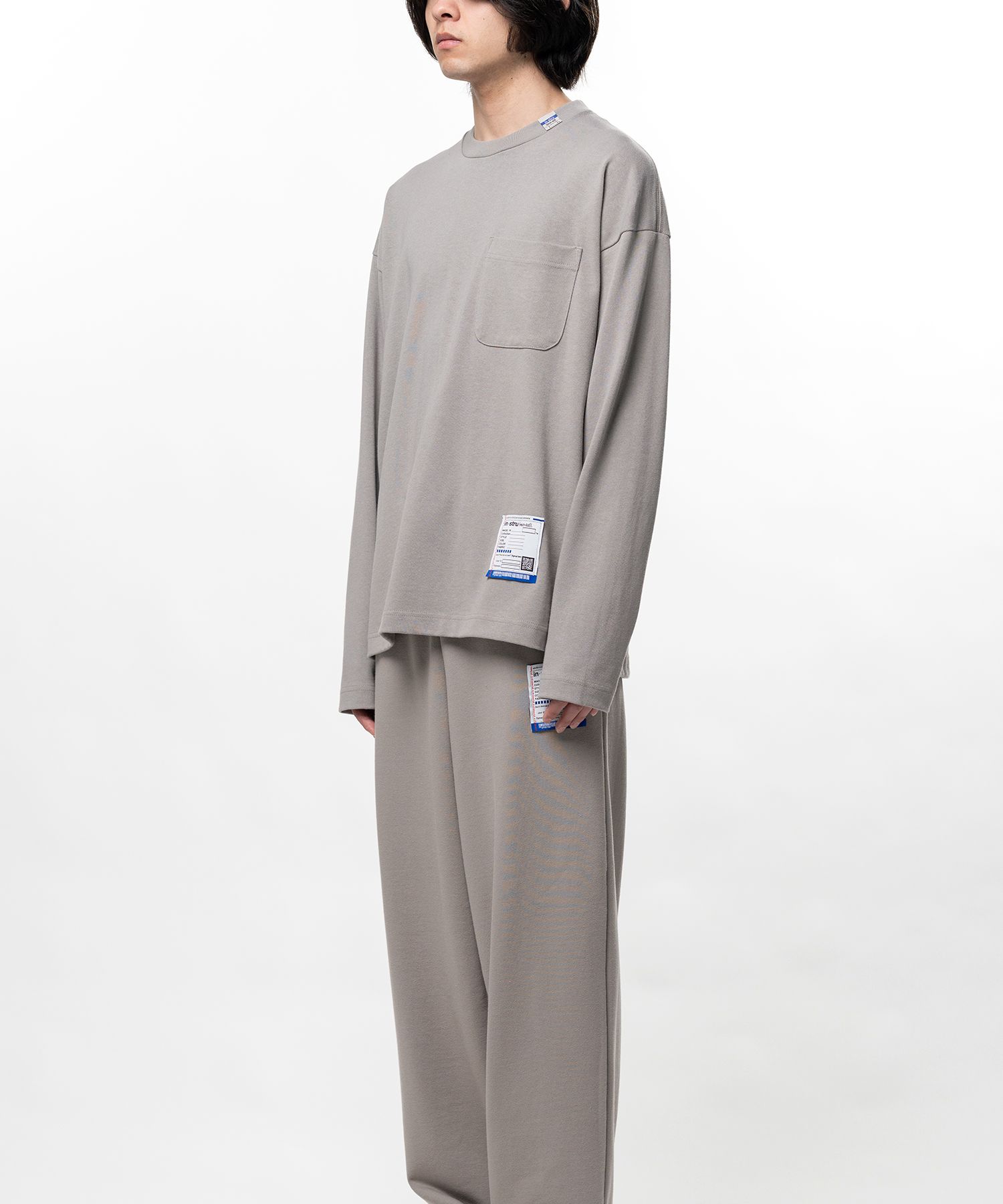 Heavy Weight Jersey Pocket Long-sleeve T-shirt