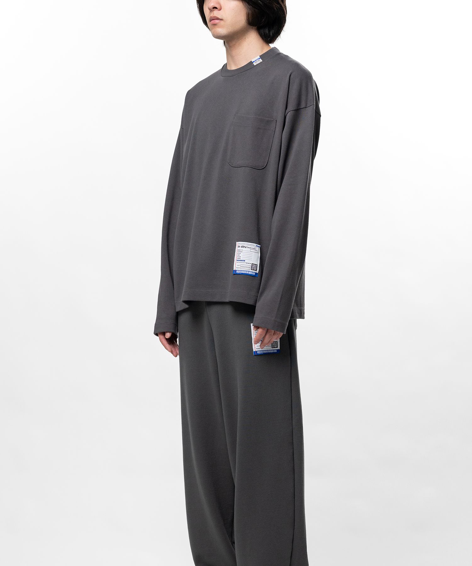 Heavy Weight Jersey Pocket Long-sleeve T-shirt