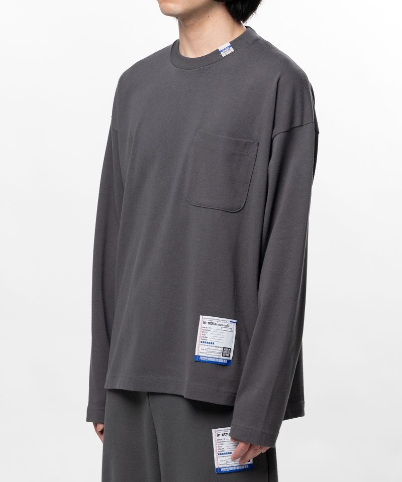 Heavy Weight Jersey Pocket Long-sleeve T-shirt