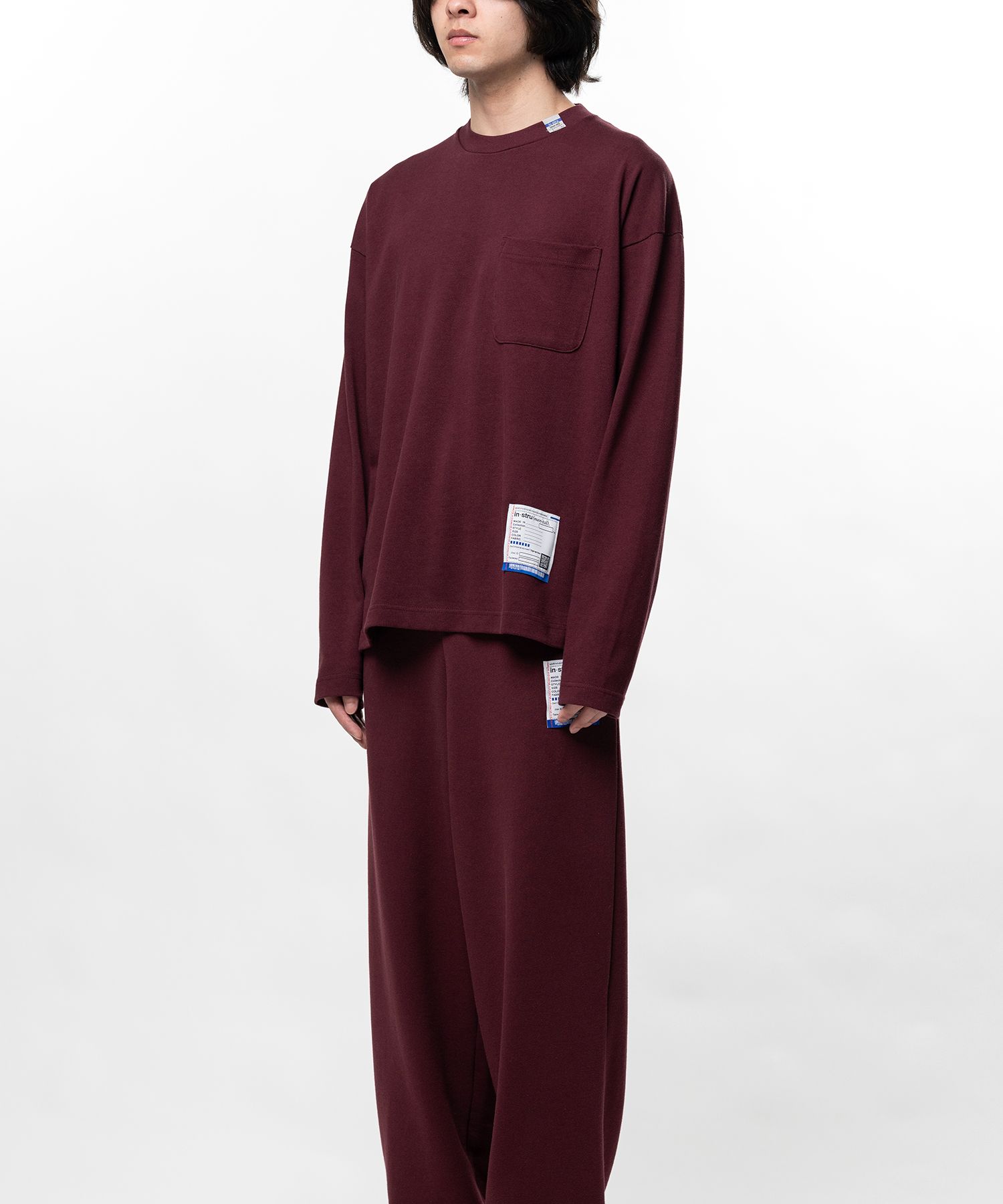 Heavy Weight Jersey Pocket Long-sleeve T-shirt