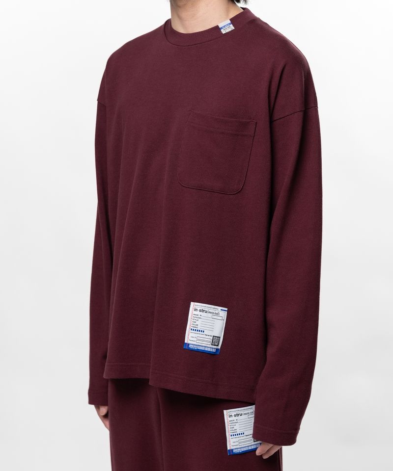 Heavy Weight Jersey Pocket Long-sleeve T-shirt