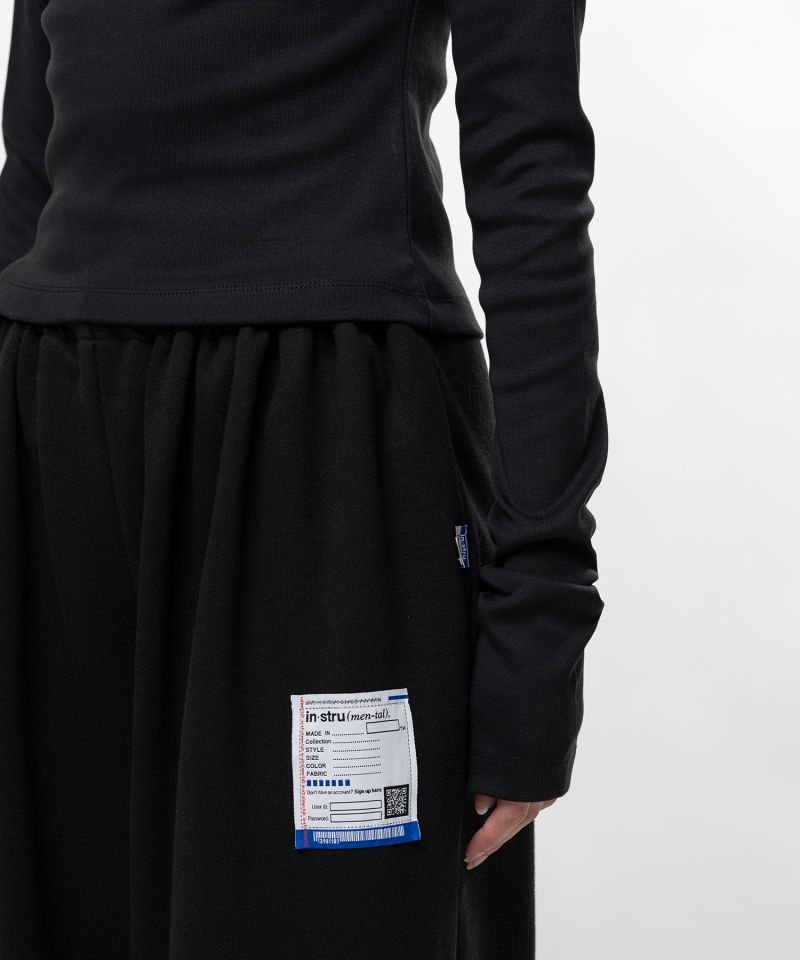 Cotton Rib Long Sleeve T-shirt