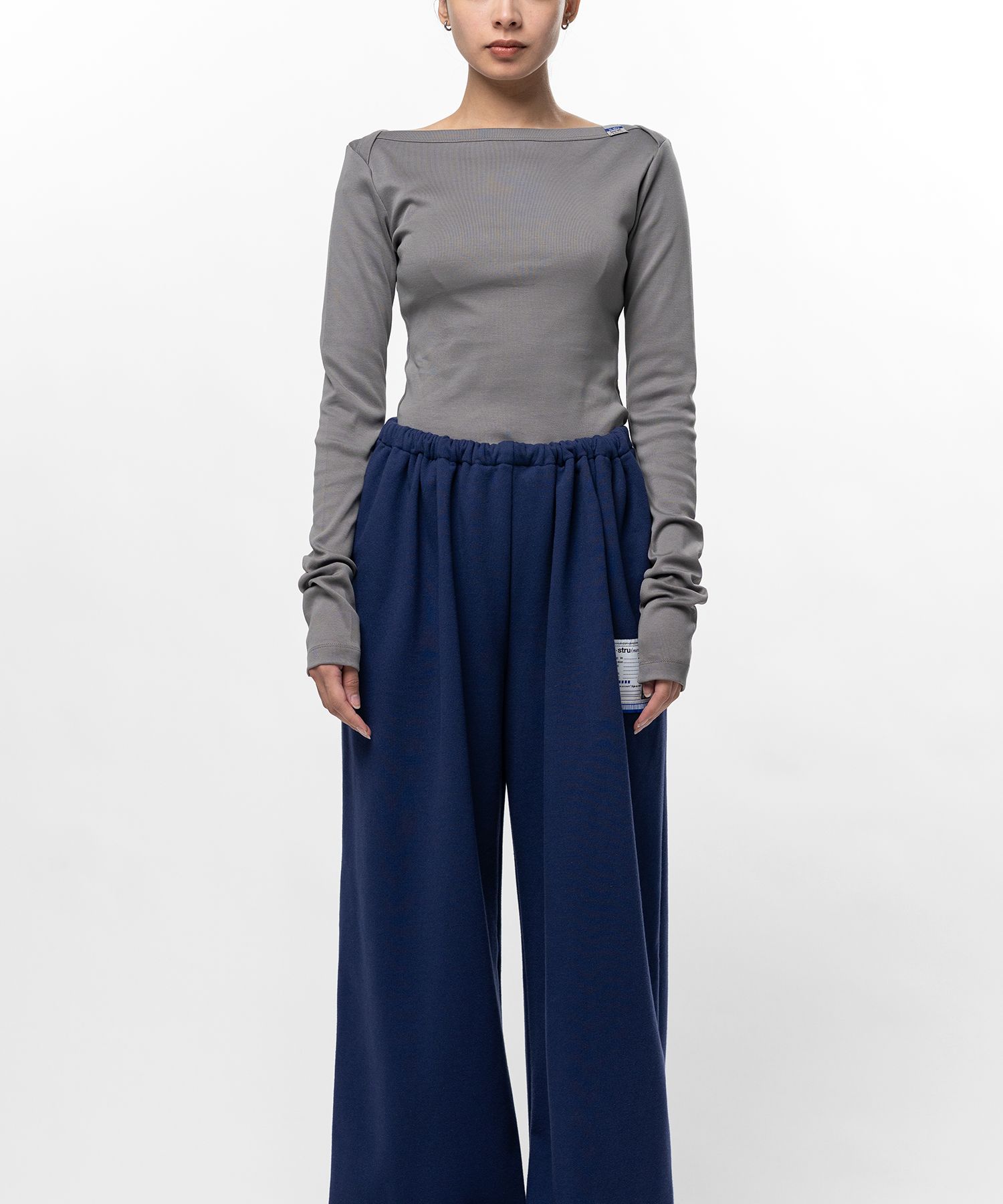 Cotton Rib Long Sleeve T-shirt