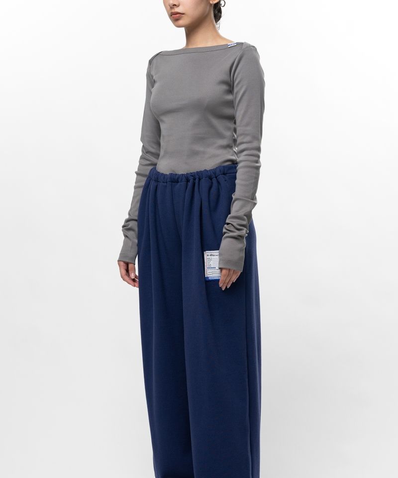 Cotton Rib Long Sleeve T-shirt