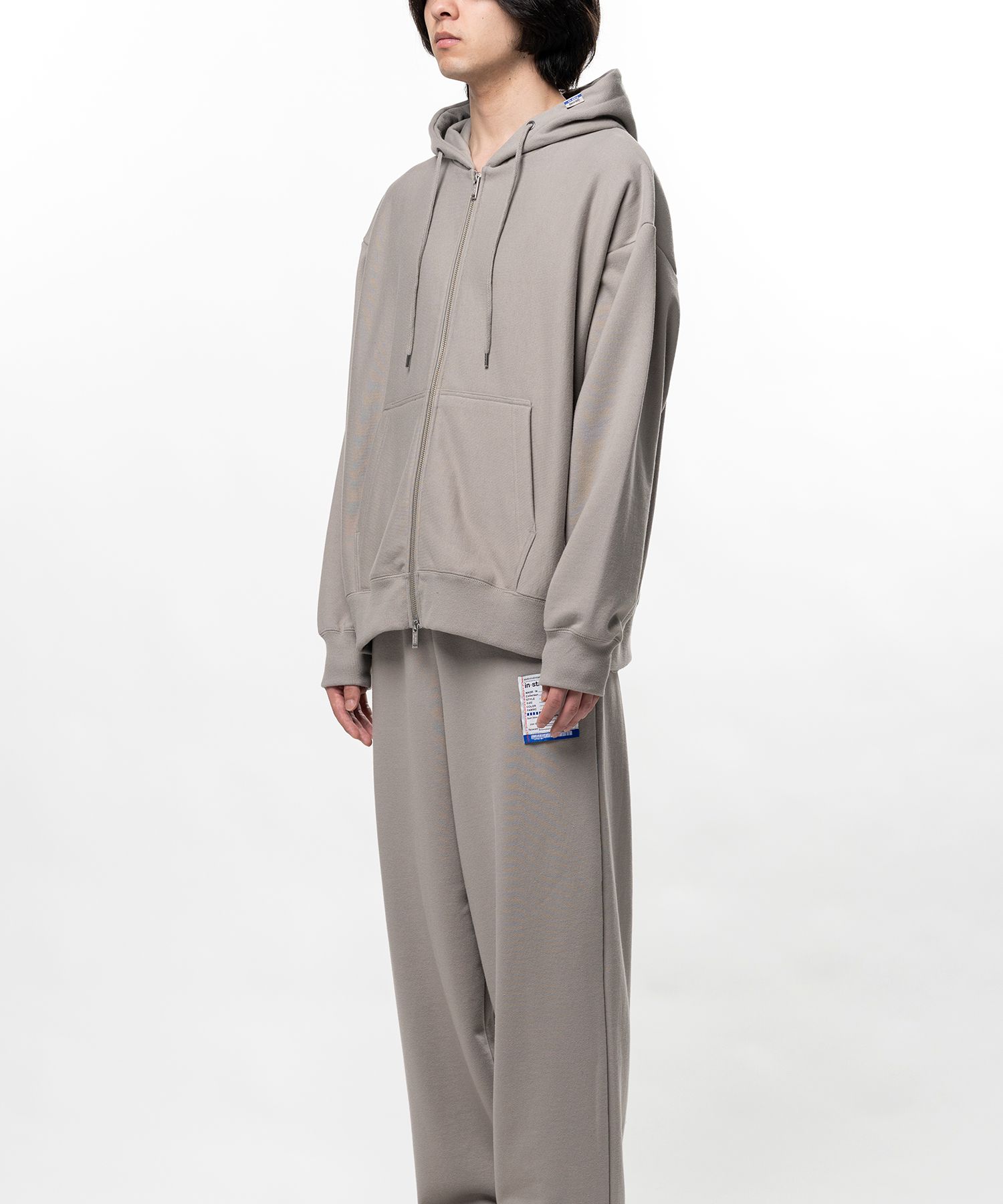 French Terry Zip-up Hoodie