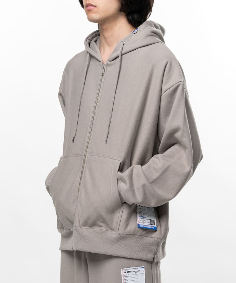 French Terry Zip-up Hoodie